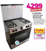 logik gas stove