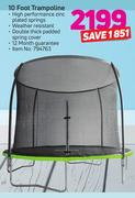 10 Foot Trampoline 