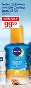 Nivea Sun Protect & Refresh Invisible Cooling Spray SPF20-200ml