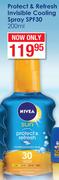Nivea Sun Protect & Refresh Invisible Cooling Spray SPF30-200ml