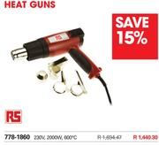 RS 600 Degree C Heat Guns 230V,2000W 778-1860