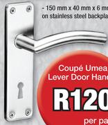 Coupe Umea Lever Door Handle H51186-Per Pair