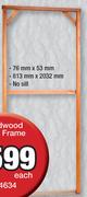 Hardwood Door Frame D04634
