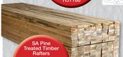 SA Pine Treated Timber Rafters T00932-Each