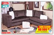 Boss 2 Piece Corner Suite