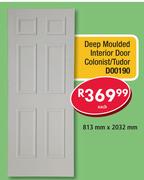 Deep Moulded Interior Door Colonist/Tudor D00190-813mm x 2032mm Each