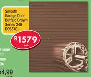 Smooth Garage Door Buffalo Brown Series 245 D05370-Each
