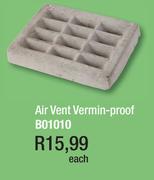 Air Vent Vermin Proof B01010-Each