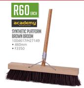 Academy Synthetic Plateform Broom Brown F3350