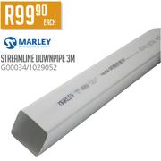 Marley Streamline Downpipe 3M G00034-Each