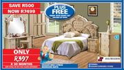 Jack Maserow Ceasar 3 Piece Bedroom Suite+Emma 3pcs Duvet Set