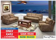 Tiffany 3 Piece Lounge Suite