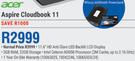 Acer Aspire Cloudbook 11-Each