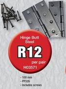 Hinge Butt Steel H03571-Per Pair