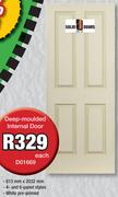 Deep-Moulded Internal Door D01669-Each