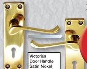 Victorian Door Handle Brass H13370-Each