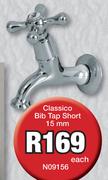 Classico Bib Tap Short 15mm N09156-Each