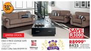 Oslo 3 Piece Lounge Suite