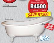 Devon Slipper Bath 1700 S07511-Each
