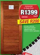 Lotus Horizontal In-Style Door D05384-Each