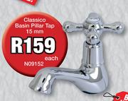 Classico Basin Pillar Tap 15mm N09152-Each
