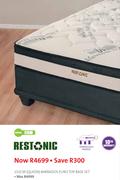 Restonic 152cm (Queen) Barbados Euro Top Base Set