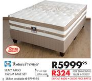 Sealy argo 152cm base sale set