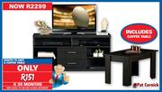 Pat Cornick Zenith TV Unit & Coffee Table