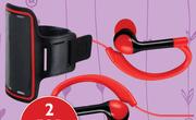 M Stuff Sports Earphone With Pouch