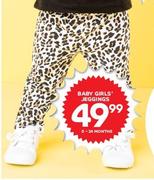Baby Girls Jeggings (0-24 Months)