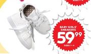 Baby Girls Sneakers (Sizes 1-4)