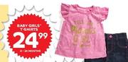 Baby Girls T-Shirts (0-24 Months)
