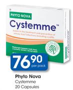 Phyto Nova Cystemme 20 Capsules-Per Pack
