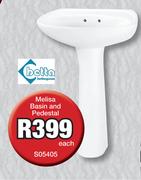 Betta Melisa Basin And Pedestal S05405-Each