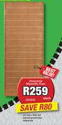 Horizontal Masonite Door D04523-Each