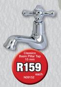 Classico Basin Pillar Tap 15mm N09152-Each