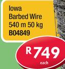 Iowa Barbed Wire 540m 50Kg B04849-Each