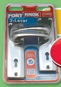 2 Lever Lockset CP Fort Knox M2A10U Eureka H23829-Each