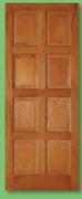 Hardwood 8 Panel Door Mixed Timber 813x2032mm D01840-Each