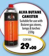 Alva Butane Canister CCR100-220g