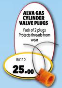 Alva Gas Cylinder Value Plugs BA110