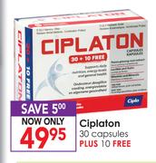 Ciplaton-30 Capsules + 10 Free