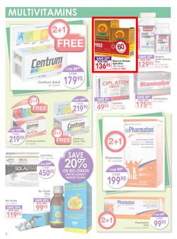Dis-Chem : Healthy Living (18 Sep - 11 Oct 2015), page 2