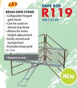 LK's Braai Grid Stand