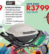 Weber Q1000 Gas Braai