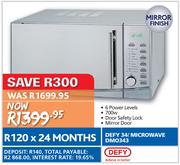 Defy 34Ltr Microwave DMO343