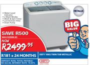 Defy 10kg Twin Tub Metallic