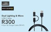 Body Glove Dual Lighting & Micro USB Cable