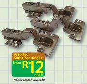 Assorted Soft-Close Hinges-Each