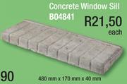 Concrete Window Sill 480x170x40mm B04841-Each
